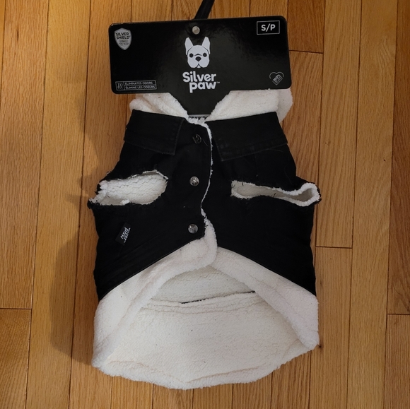 Silver Paw Dog Jacket New With Tags Size Small - Picture 2 of 3